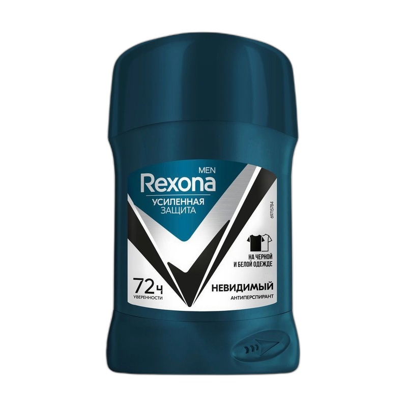 АНТИПЕРСПИРАНТ-СТИК REXONA MEN INVISIBLE ЧЕРНОЕ И БЕЛОЕ 50МЛ