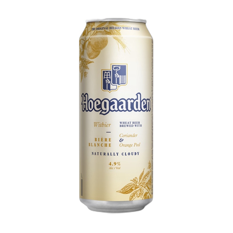 ПИВНОЙ НАПИТОК HOEGAARDEN БЕЛЫЙ Н/ФИЛЬТР 4,9% 0,45Л Ж/Б