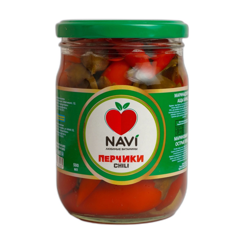 ПЕРЕЦ МАРИНОВАННЫЙ NAVI ОСТРЫЙ 500МЛ
