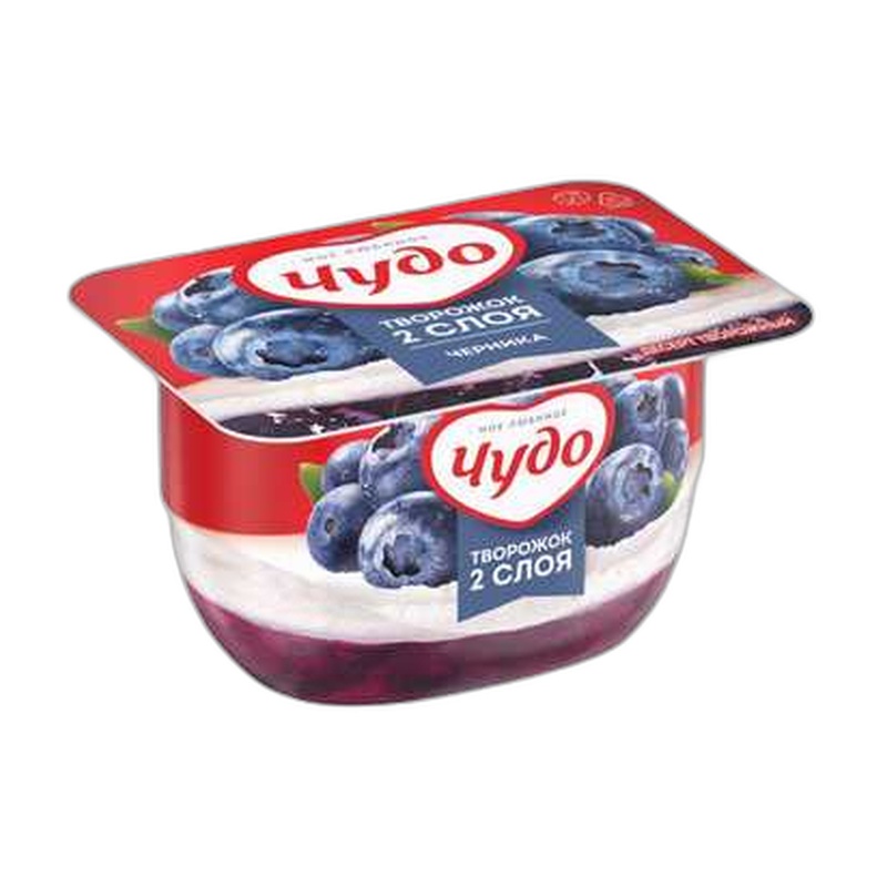 ТВОРОЖОК ЧУДО ЧЕРНИКА 4,2% 100Г