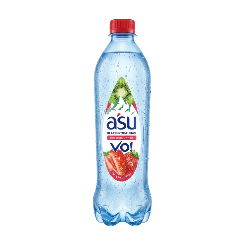 ВОДА НЕГАЗИРОВАННАЯ ASU КЛУБНИКА-КИВИ 0,5Л ПЭТ
