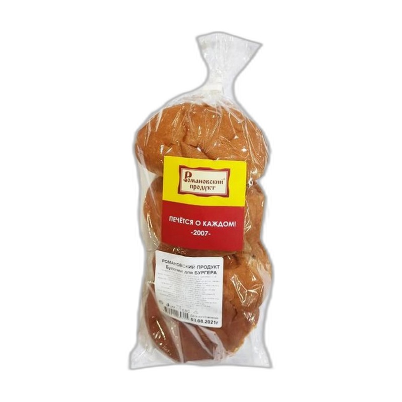 БУЛОЧКИ РОМАНОВСКИЙ ПРОДУКТ ДЛЯ БУРГЕРА 260Г