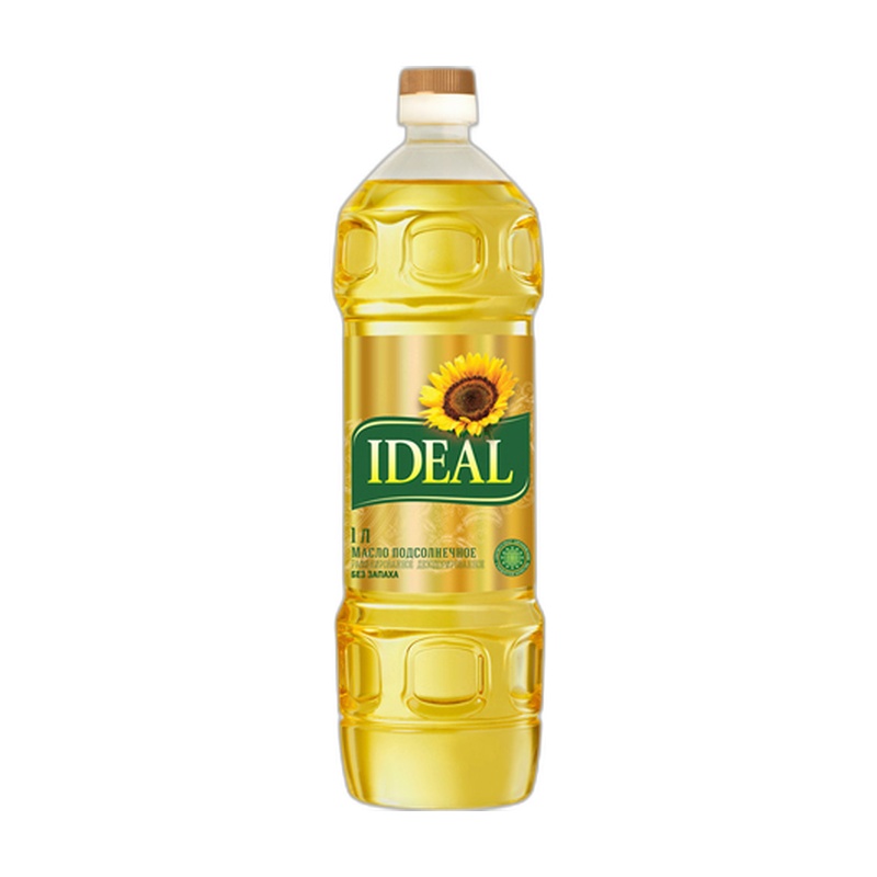 МАСЛО ПОДСОЛНЕЧНОЕ IDEAL 1Л