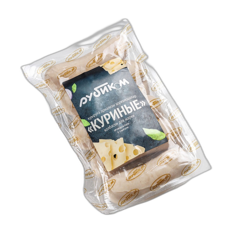 КОЛБАСКИ РУБИКОМ КУРИНЫЕ ДЛЯ ЖАРКИ ЗАМОРОЗКА ВЕС