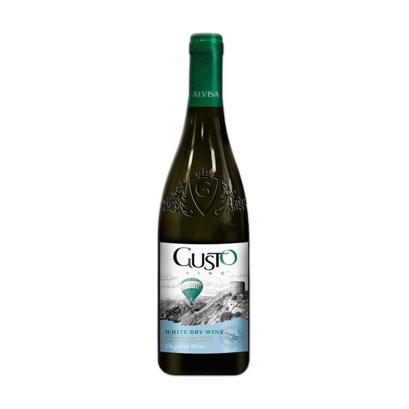 ВИНО GUSTO БЕЛОЕ СУХОЕ 12% 0,75Л РОССИЯ