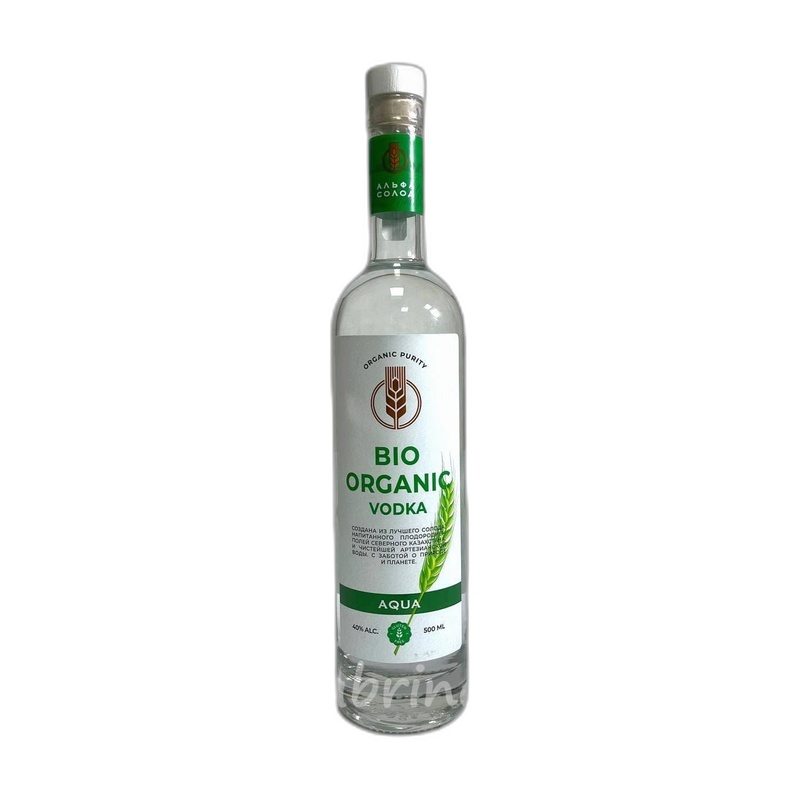 ВОДКА BIO ORGANIK AQUA 40% 0,5Л
