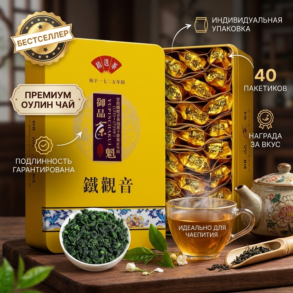 ЧАЙ ТЕГУАНИНЬ 250ГР