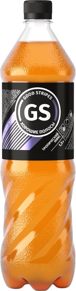 НАПИТОК ГАЗИРОВАННЫЙ GS ТРОПИЧЕСКИЙ МИКС 1,3Л ПЭТ