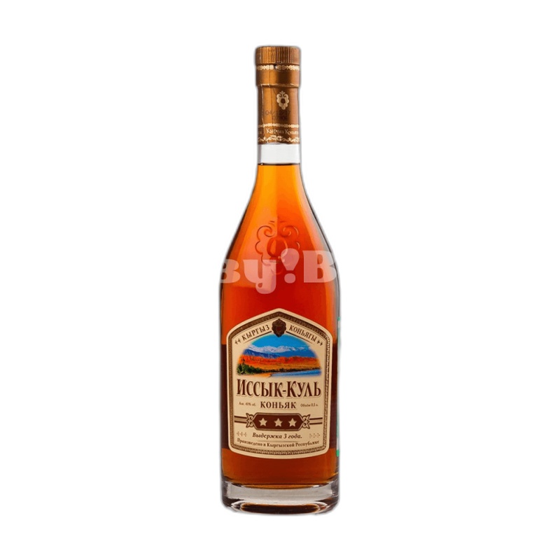 КОНЬЯК ИССЫК КУЛЬ 3 YO 40% 0,5Л