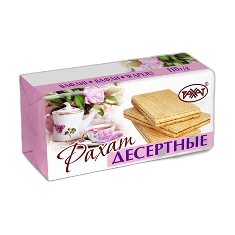 ВАФЛИ РАХАТ ДЕСЕРТНЫЕ ВЕС