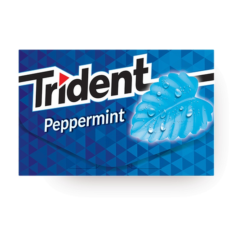 ЖЕВАТЕЛЬНАЯ РЕЗИНКА TRIDENT ПЕРЕЧНАЯ МЯТА Б С 27Г