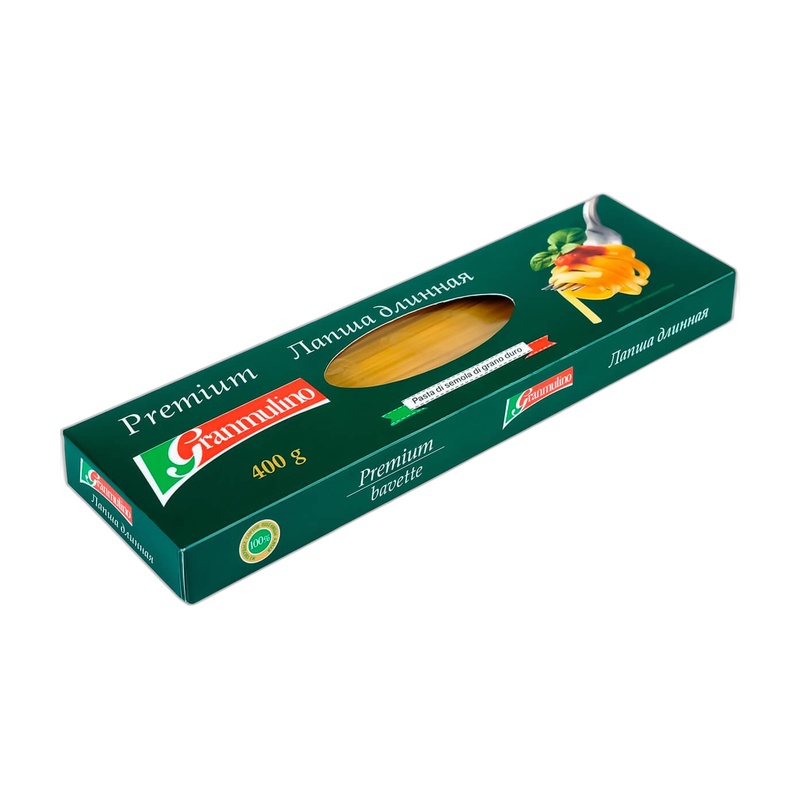 МАКАРОНЫ GRANMULINO ЛАПША ДЛИННАЯ УЗКАЯ 400Г