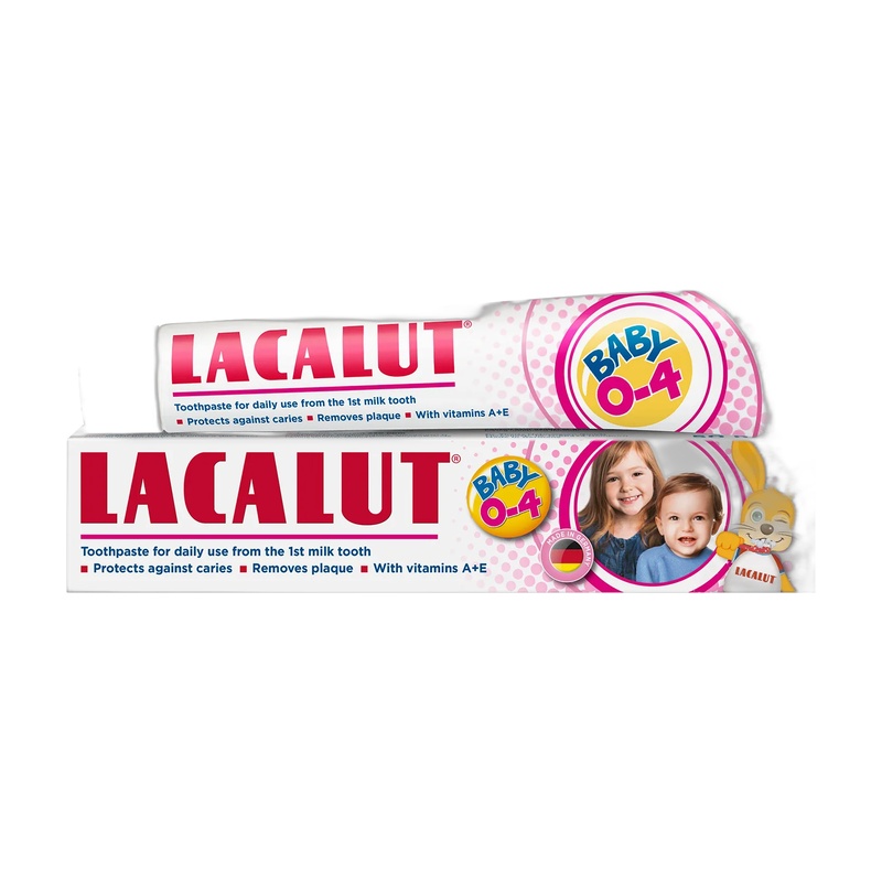 ПАСТА ЗУБНАЯ ДЛЯ ДЕТЕЙ LACALUT BABY ДО 4-Х ЛЕТ 50МЛ