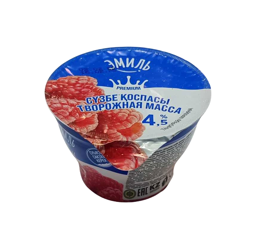 ТВОРОЖНАЯ МАССА ЭМИЛЬ МАЛИНА 4,5% 180Г
