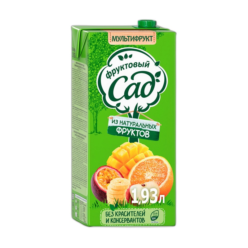 НЕКТАР ФРУКТОВЫЙ САД МУЛЬТИФРУКТ 1,93Л Т/П