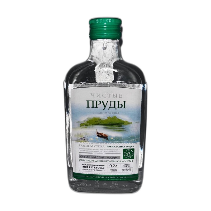 ВОДКА ЧИСТЫЕ ПРУДЫ 40% 1Л