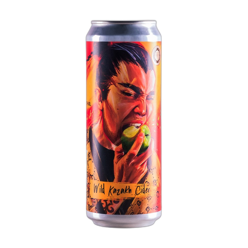 СИДР WILD KAZAKH CIDER П/СУХОЙ 5,7% 0,45Л Ж/Б