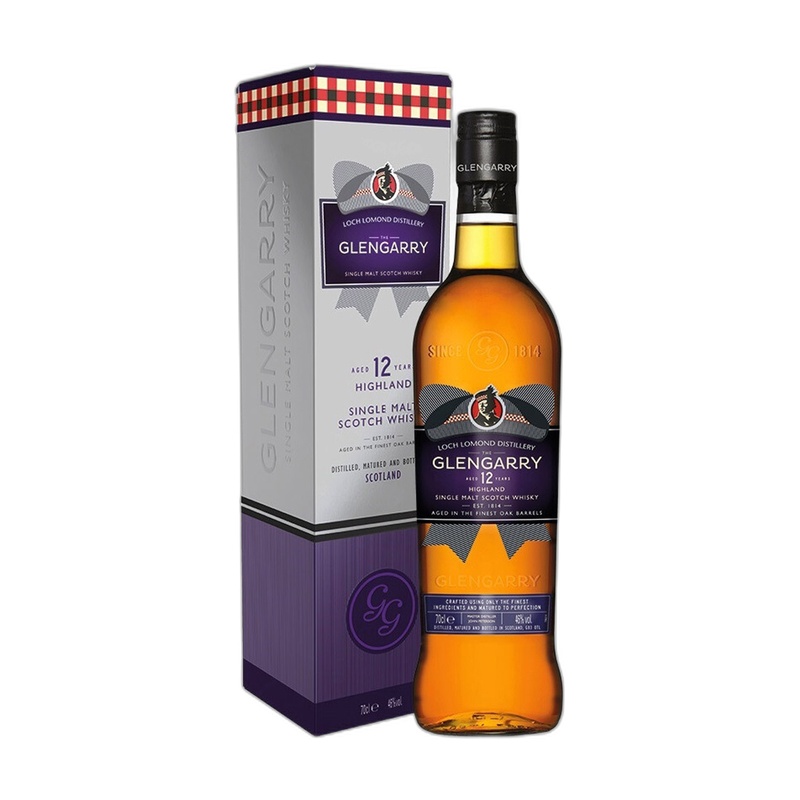ВИСКИ GLENGARRY SINGLE MALT SCOTCH 12 YO 46% 0,7Л BOX