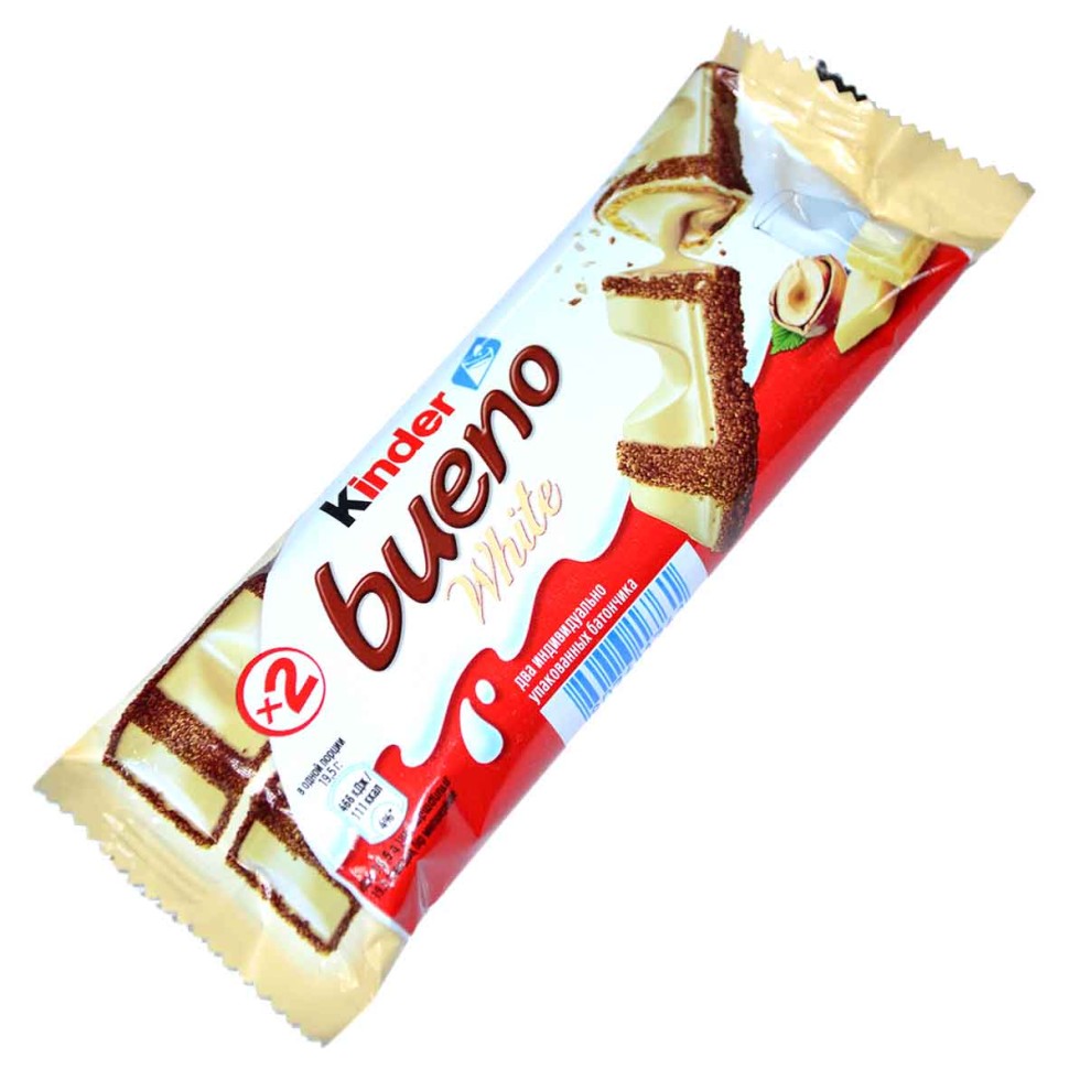 БАТОНЧИК ВАФЕЛЬНЫЙ KINDER BUENO WHITE 43Г