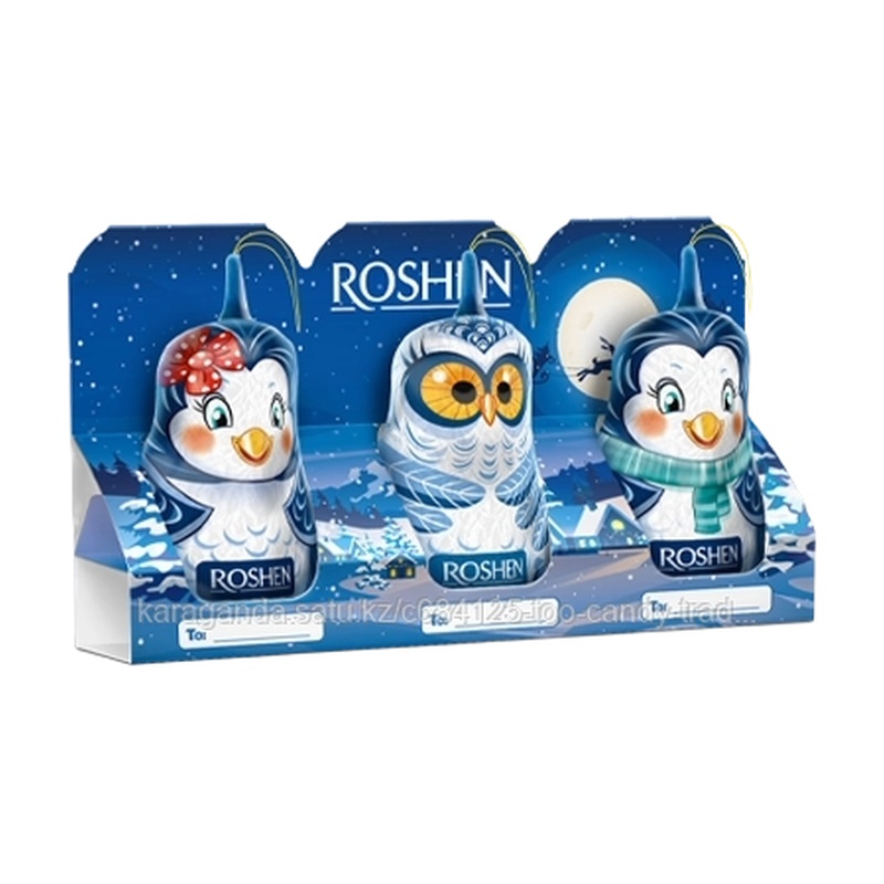 ШОКОЛАДНАЯ ФИГУРА ROSHEN НАБОР ЗИМНИЕ ДРУЗЬЯ 60Г