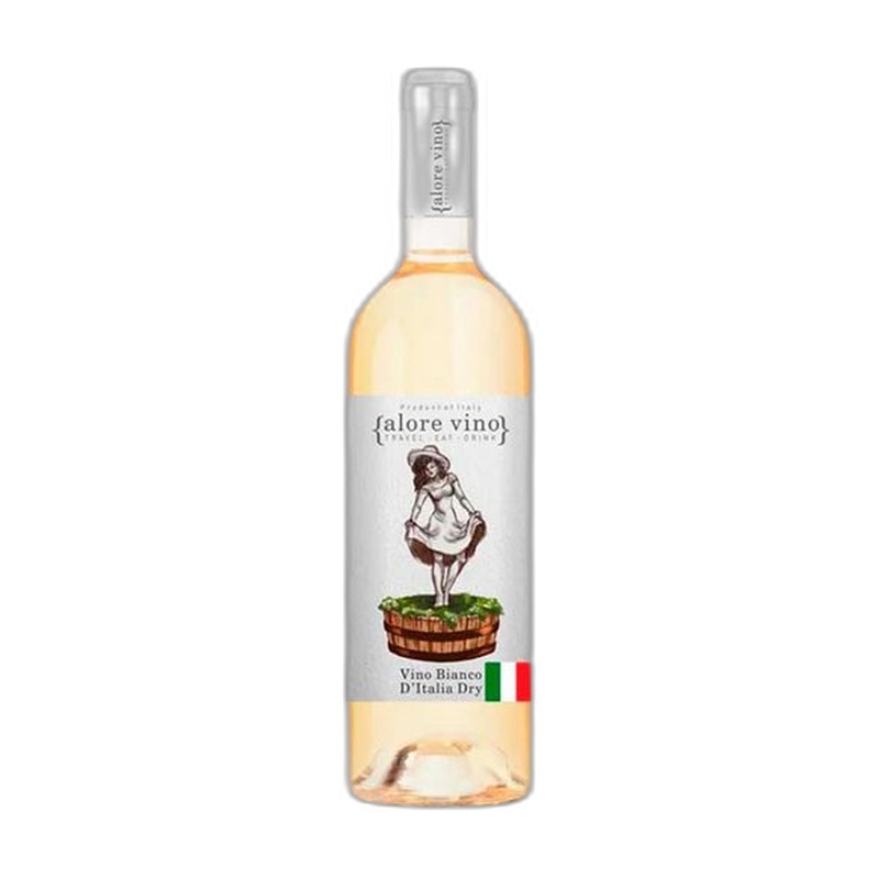 ВИНО ALORE VINO BIANCO DRY БЕЛОЕ СУХОЕ 10,5% 0,75Л ИТАЛИЯ
