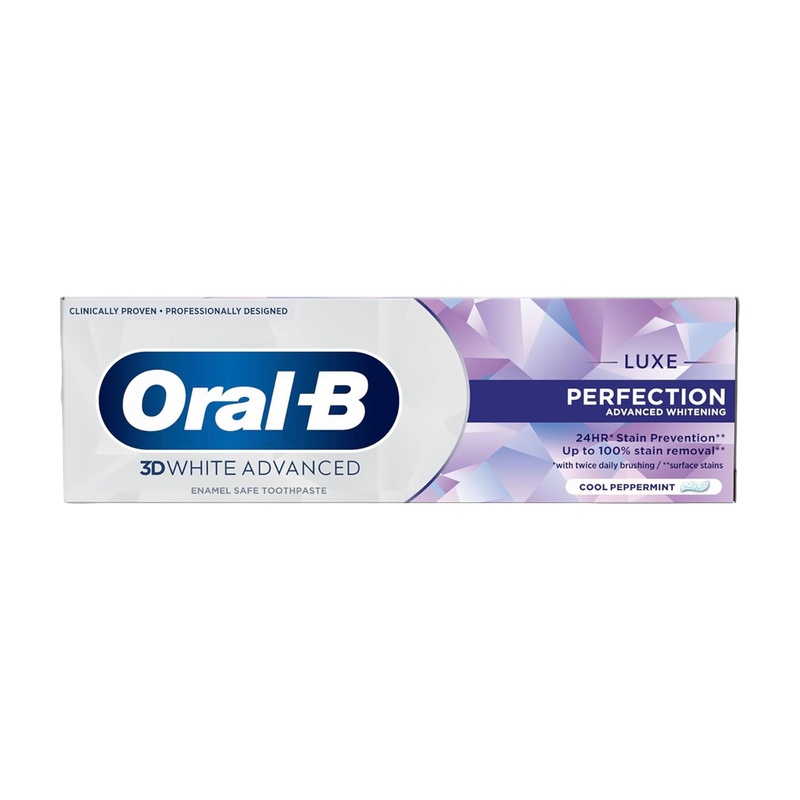 ПАСТА ЗУБНАЯ ORAL-B PRO-3D WHITE ADVANCED LUXE СОВЕРШЕНСТВО 75МЛ