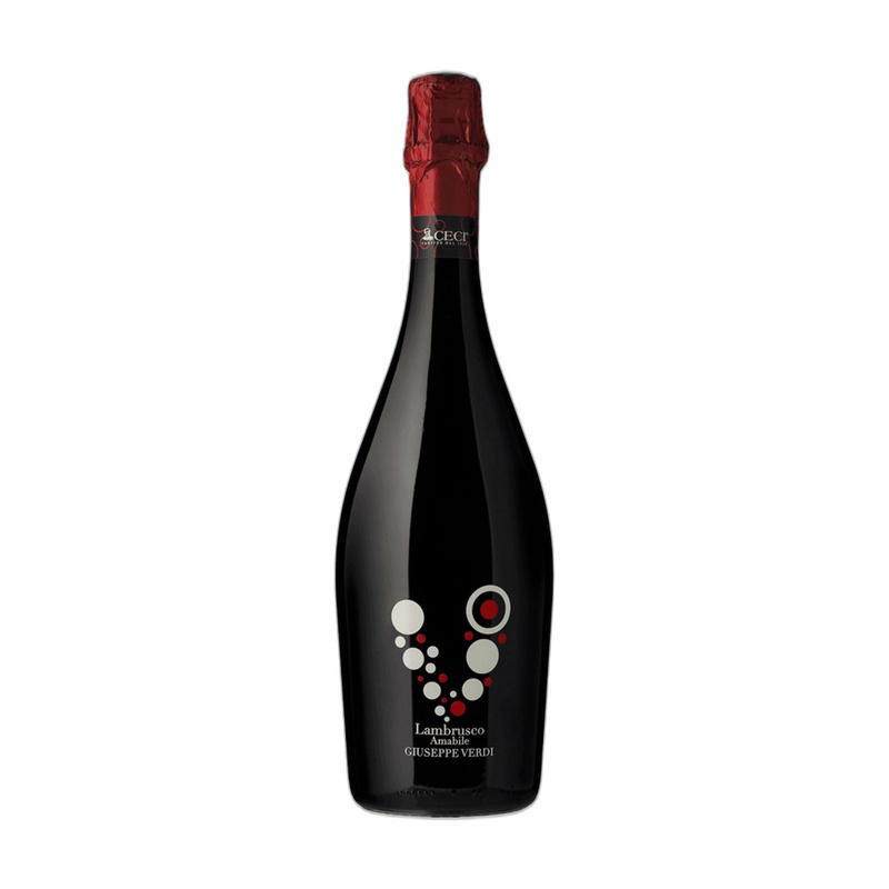 ВИНО ИГРИСТОЕ GLUSEPPE VERDI LAMBRUSCO КРАСНОЕ ПОЛУСУХОЕ 11% 0,75Л ИТАЛИЯ