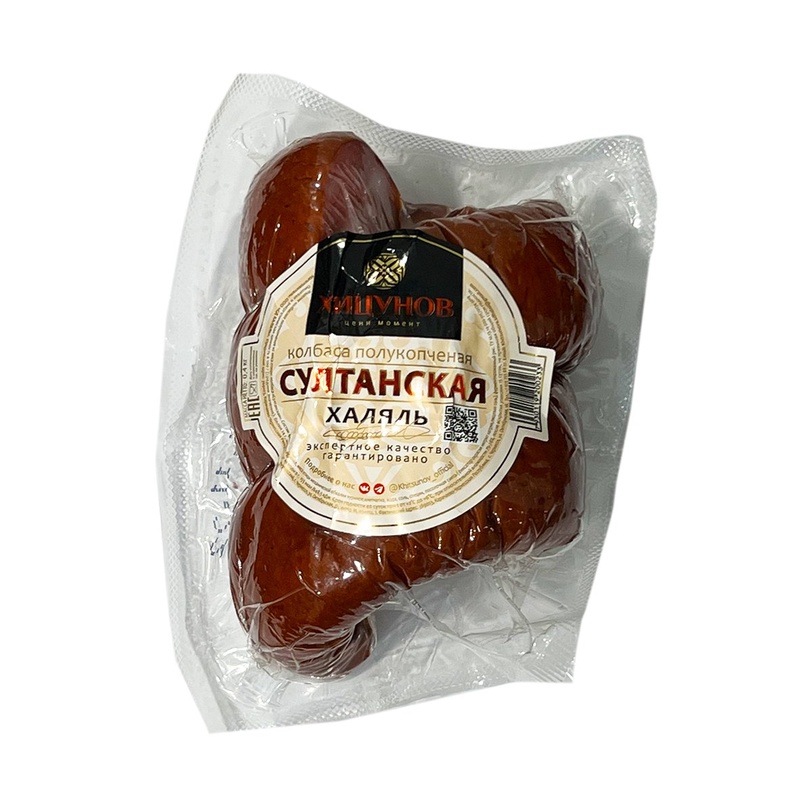 КОЛБАСА ПОЛУКОПЧЕНАЯ ДӘМДІ СУЛТАНСКАЯ 400Г В/У