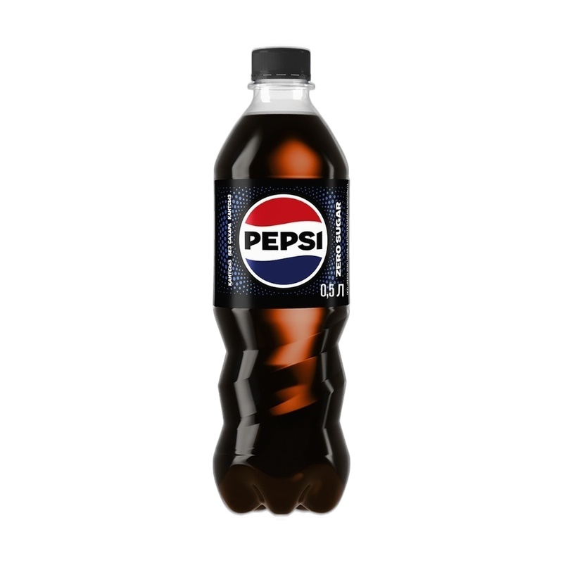 НАПИТОК ГАЗИРОВАННЫЙ PEPSI ZERO SUGAR 0,5Л ПЭТ