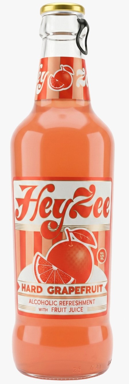 ПИВНОЙ НАПИТОК HEYZEE GRAPEFRUIT 4,5% 0,4Л СТ/Б
