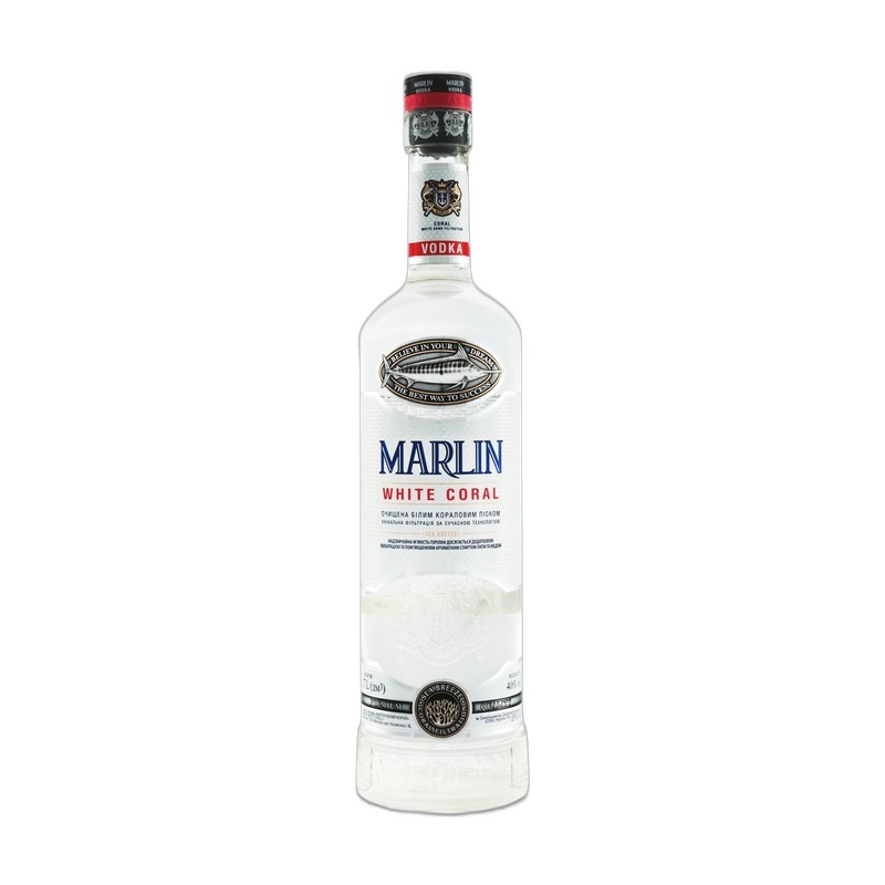 ВОДКА MARLIN WHITE CORAL 40% 0,7Л