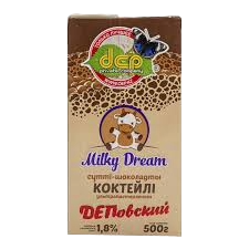 КОКТЕЙЛЬ МОЛОЧНЫЙ DEP MILKY DREAM ШОКОЛАД 500Г Т/П
