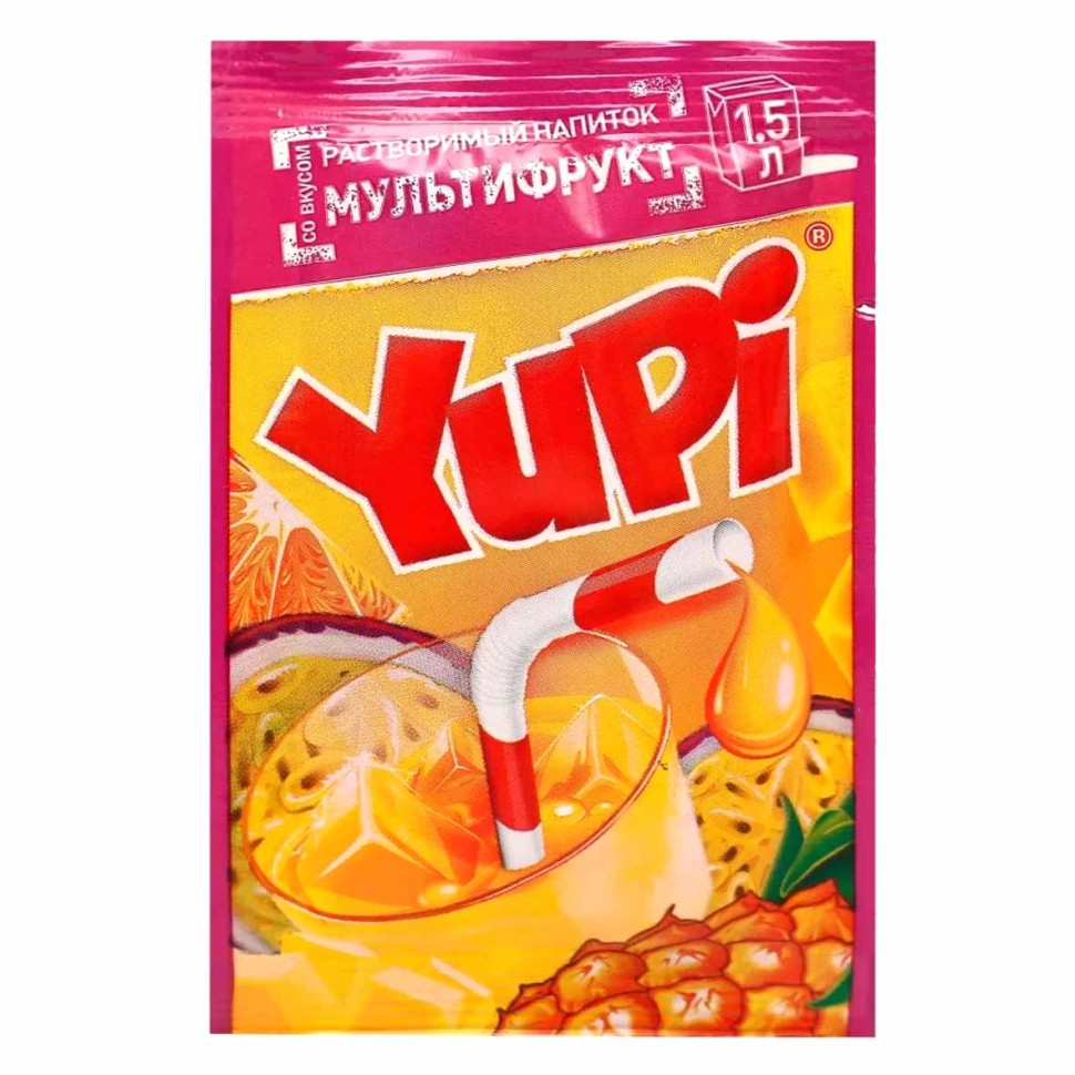 НАПИТОК РАСТВОРИМЫЙ YUPI МУЛЬТИФРУКТ 12Г