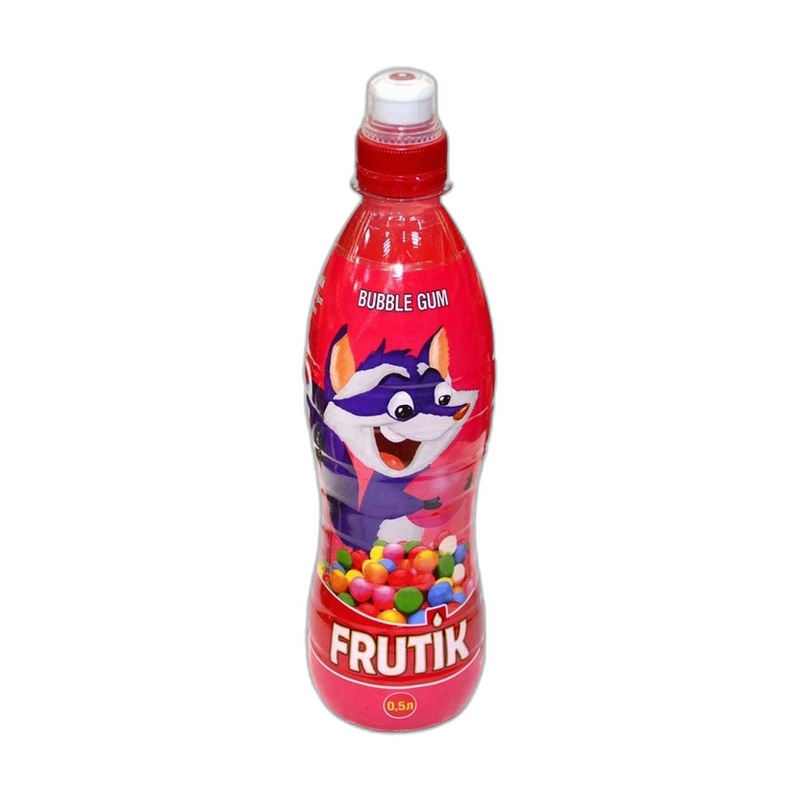 НАПИТОК СОКОСОДЕРЖАЩИЙ FRUTIK BUBBLE GUM 0,5Л ПЭТ