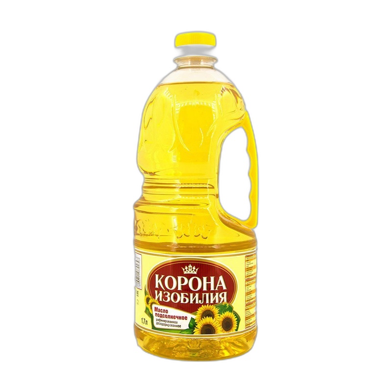 МАСЛО ПОДСОЛНЕЧНОЕ КОРОНА ИЗОБИЛИЯ 1,7Л