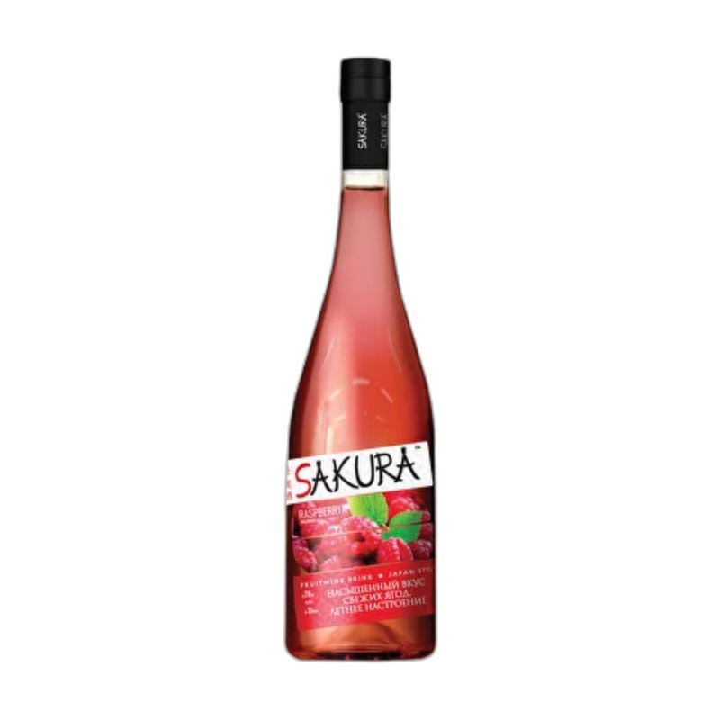 ВИНО SAKURA МАЛИНА КРАСНОЕ 10% 0,75Л ГРУЗИЯ