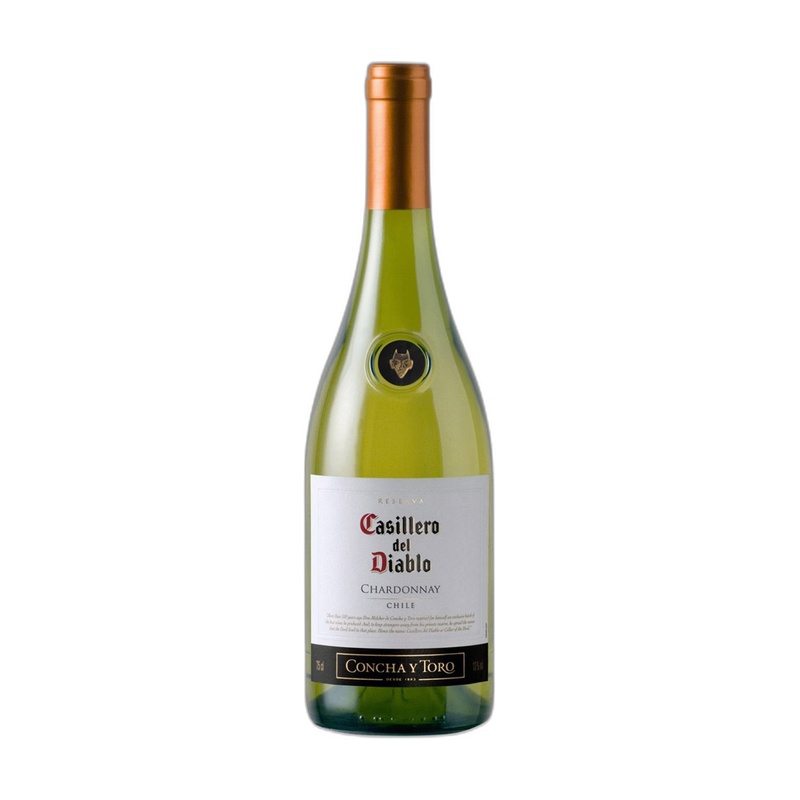 ВИНО CASILLERO DEL DIABLO CHARDONNAY БЕЛОЕ СУХОЕ 13,5% 0,75Л ЧИЛИ