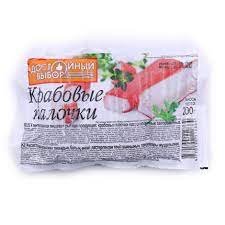 ПАЛОЧКИ КРАБОВЫЕ ДОСТОЙНЫЙ ВЫБОР 200Г В/У