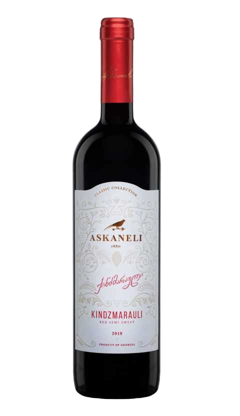 ВИНО ASKANELI КИНДЗМАРАУЛИ КРАСНОЕ ПОЛУСЛАДКОЕ 12% 0,75Л ГРУЗИЯ