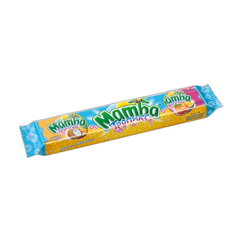 КОНФЕТЫ ЖЕВАТЕЛЬНЫЕ MAMBA ТРОПИКС 79,5Г