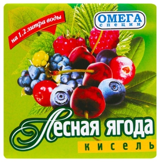 КИСЕЛЬ ОМЕГА ЛЕСНАЯ ЯГОДА 170Г