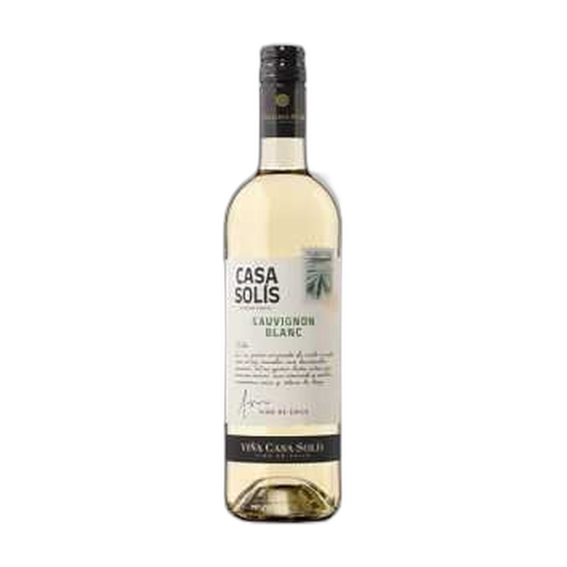 ВИНО CASA SOLIS SAUVIGNON BLANC БЕЛОЕ СУХОЕ 12,5% 0,75Л ИСПАНИЯ