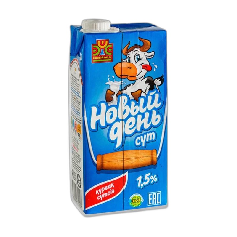 МОЛОКО НОВЫЙ ДЕНЬ 1,5% У/П 1Л Т/Ф