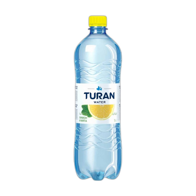 ВОДА ГАЗИРОВАННАЯ TURAN ЛИМОН МЯТА 1Л ПЭТ