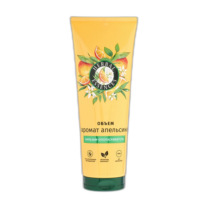 БАЛЬЗАМ-ОПОЛАСКИВАТЕЛЬ HERBAL ESSENCES АРОМАТ АПЕЛЬСИНА 250МЛ