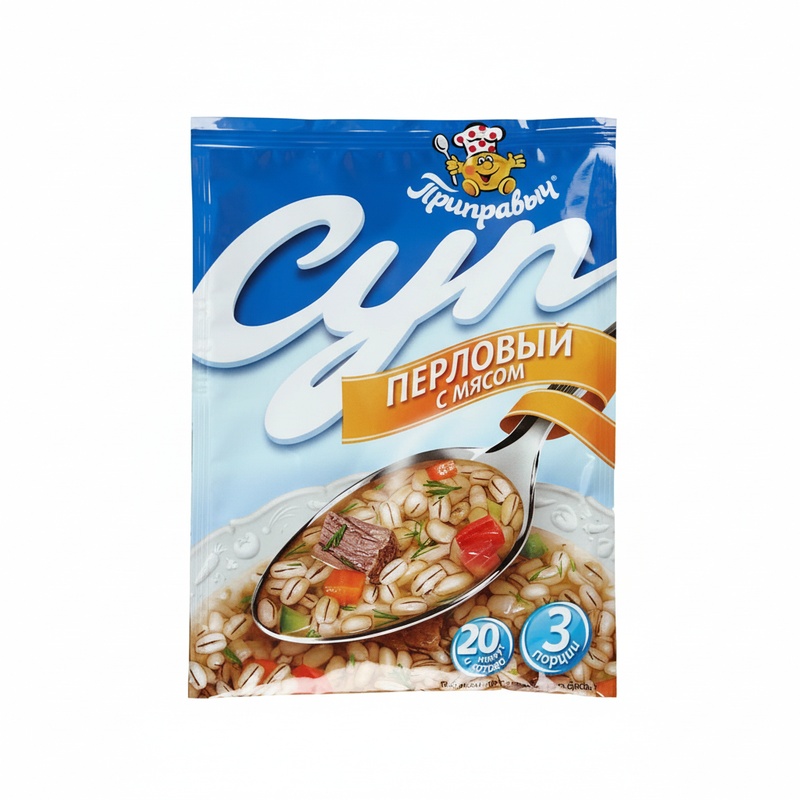 СУП ПЕРЛОВЫЙ ПРИПРАВЫЧ С МЯСОМ 60Г