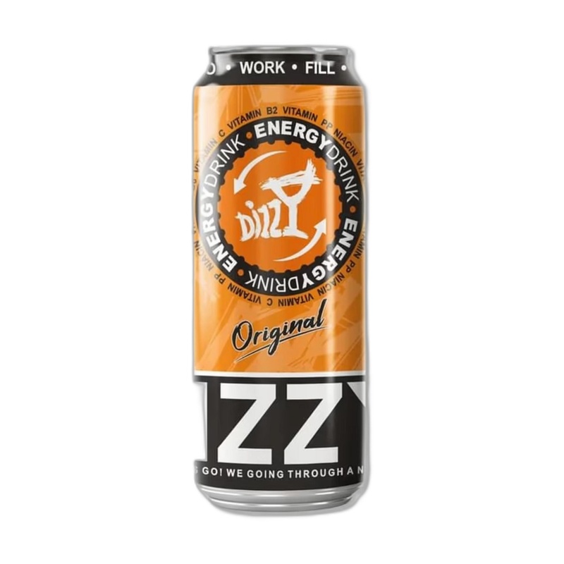 НАПИТОК ЭНЕРГЕТИЧЕСКИЙ DIZZY ENERGY ORIGINAL 0,45Л Ж/Б