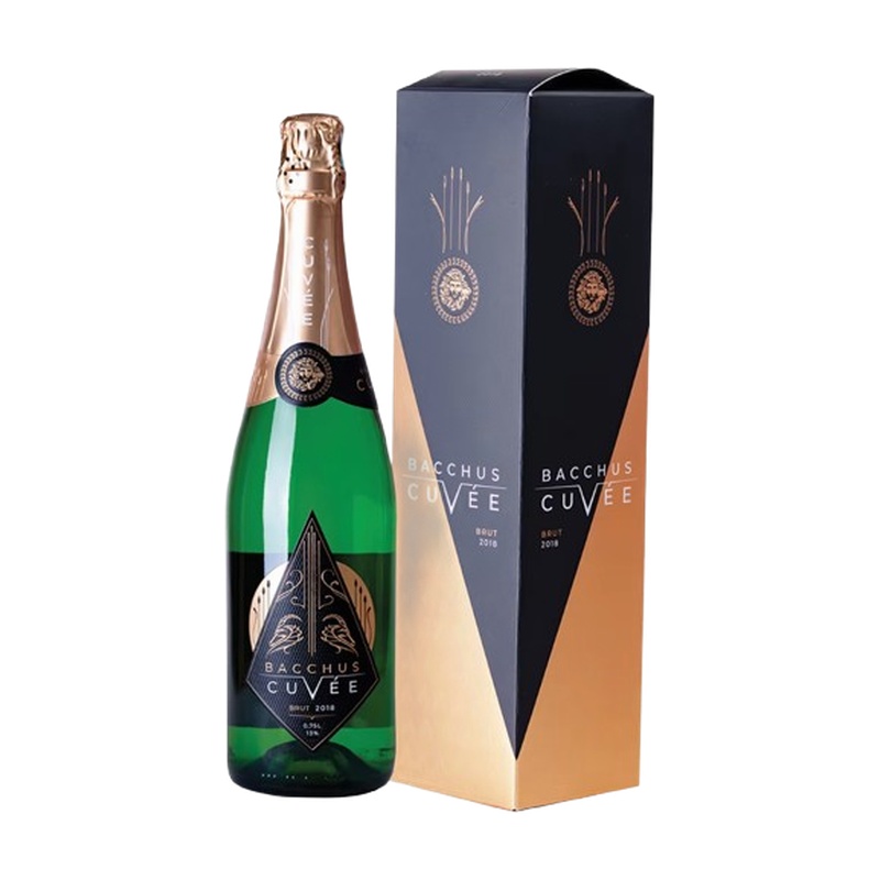 ВИНО ИГРИСТОЕ КАЗАХСТАНСКОЕ BACCHUS CUVEE BRUT 13% 0,75Л BOX