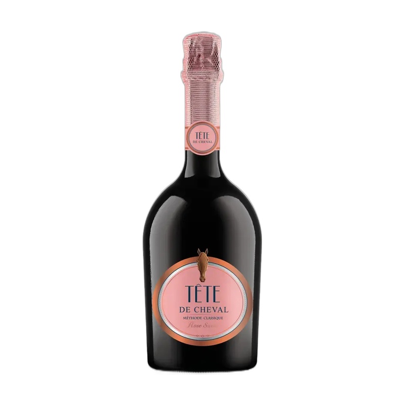 ВИНО ИГРИСТОЕ TETE DE CHEVAL ROSE BRUT РОЗОВОЕ СУХОЕ 11,5% 0,75Л РОССИЯ