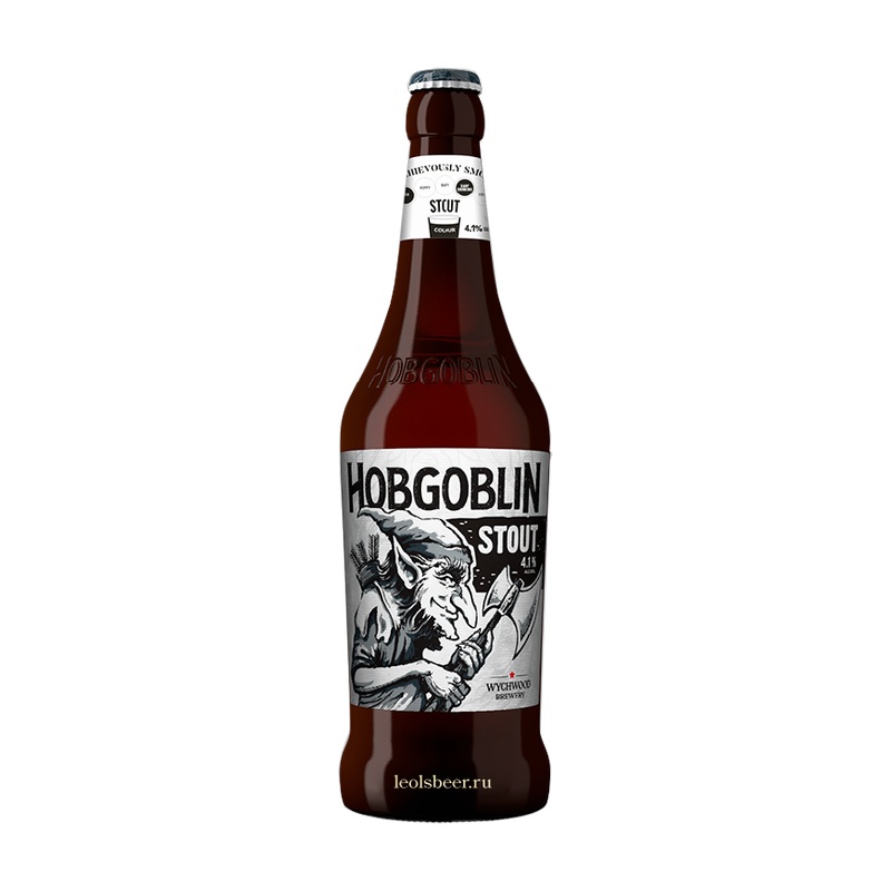 ПИВО HOBGOBLIN STOUT ТЁМНОЕ 4,1% 0,5Л СТ/Б